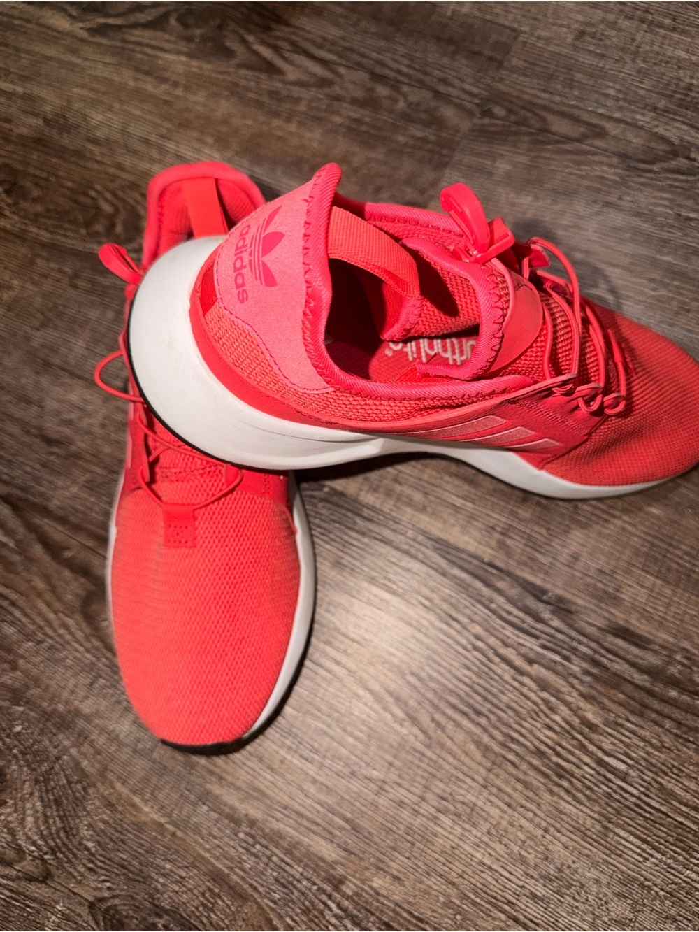 adidas X PLR Women's Bright Coral Athletic Sneakers